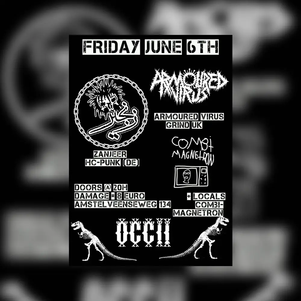 Punk Night! w/ ZANJEER زنجی  + ARMOURED VIRUS  + COMBI MAGNETRON